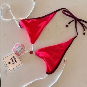 Kulani Kinis Vibrant Pink Bikini Top